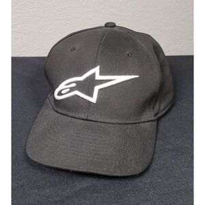 Men's Alpinestars Ageless Curve Hat Black/White Baseball Cap Hat One Size